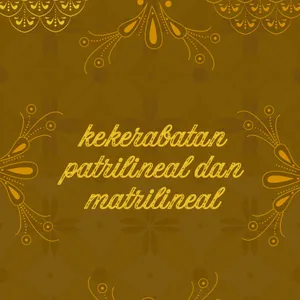 kekerabatan patrilineal dan matrilineal 