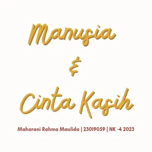 Cinta dan Manusia.