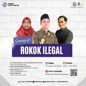 Gempur Rokok Ilegal " Talksho Bareng Pak Wali Kota Pekalongan"