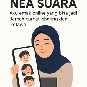 🎙️ Nea Bersuara Kayak emak-emak yang siap dengerin curhat anaknya. Kadang kasih motivasi, kadang malah ikut ketawa. Tapi satu yang pasti: aku di sini buat nemenin kamu. Karena sekuat apapun kita, tetep butuh tempat pulang — walau cuma lewat suara.