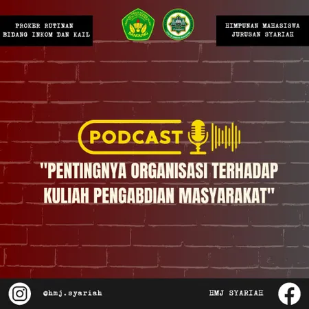 PENTING-NYA ORGANISASI TERHADAP KULIAH PENGABDIAN MASYARAKAT