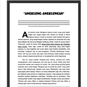 34. " Angkleng-Angklengan "