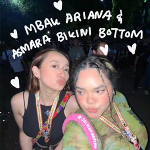 Mbak Ariana & Asmara Bikini Bottom 😱