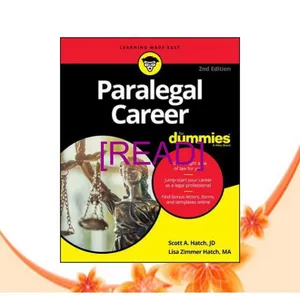 DOWNLOAD [PDF] EPUB Paralegal Career For Dummies (For Dummies (CareerEducation)) Ebook pdf By Scott A. Hatch