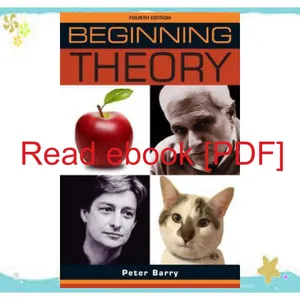 [EBOOK] Beginning Theory An Introduction to Literary and Cultural Theory Full Online By Peter  Barry