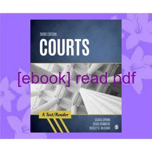 PDF ePub Courts A TextReader (SAGE TextReader Series in Criminology and Criminal Justice) EBOOK By Cassia C. Spohn