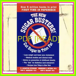 EBOOK pdf The New Sugar Busters! Cut Sugar to Trim Fat EBOOK By H. Leighton Steward