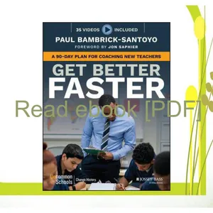 Unlimited ebook Get Better Faster A 90-Day Plan for Coaching New Teachers Read Ebook [PDF] By Paul Bambrick-Santoyo