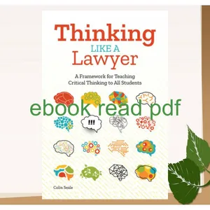 Ebook Thinking Like a Lawyer [PDF mobi ePub] By Colin Seale