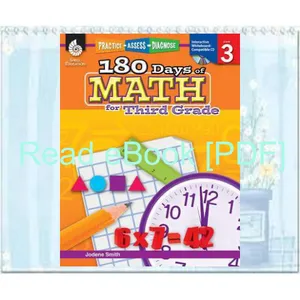 Read 180 Days of Math Grade 3 - Daily Math Practice Workbook for Classroom and Home  Cool and Fun Math  Elementary School Level Activities Created by Teachers to Master Challenging Concepts Ebook pdf By Jodene Smith