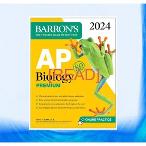 PDF AP Biology Premium  2024 Comprehensive Review With 5 Practice Tests + an Online Timed Test Option (Barron's AP Prep) EBOOK pdf By Mary Wuerth M.S.