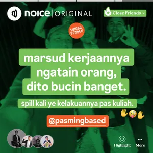 Pasmingbased Spill Kelakuan Dito dan Marsud pas Kuliah! #CloseFriends