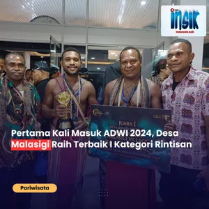 Pertama Kali Masuk ADWI 2024, Desa Malasigi Raih Terbaik I Kategori Rintisan