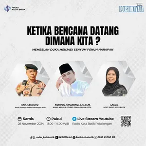 Bencana nggak bisa diprediksi, tapi kita bisa siap, kan? 