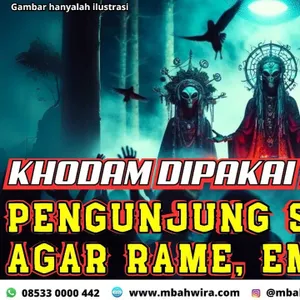 KHODAM DIPAKAI NARIK PENGUNJUNG STAND AGAR RAME, EMANG BISA?