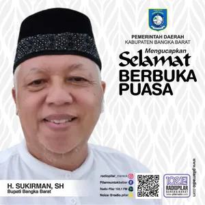 Ucapan Selamat Berbuka Puasa - Bupati Bangka Barat H. Sukirman