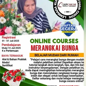 Merangkai Bunga