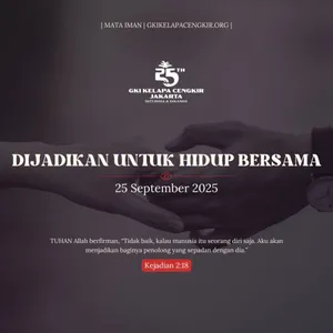 DIJADIKAN UNTUK HIDUP BERSAMA