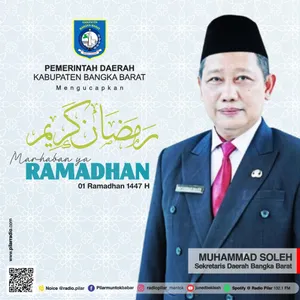Sekda Bangka Barat mengucapkan Marhaban ya Ramadhan 1447 H
