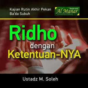 Ridho dengsn Ketentuan-NYA