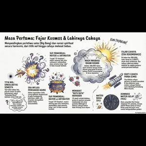 #1 Masa Pertama : Kosmogenesis dan Fajar Cahaya