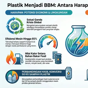 Plastik menjadi BBM? Harapan dan Realita