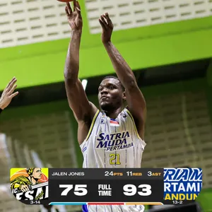 Pacific Caesar Surabaya VS Satria Muda Pertamina Bandung