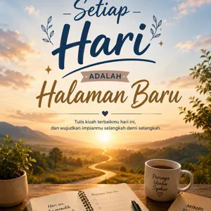 Setiap hari adalah halaman baru