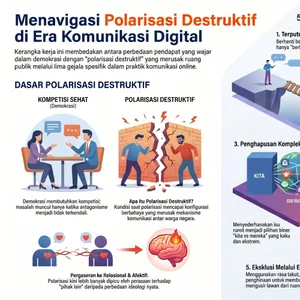 Apa perbedaan perdebatan sehat dan destruktif di Internet
