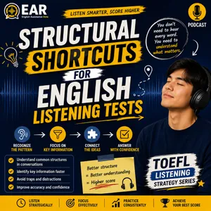 Structural shortcuts for English listening tests