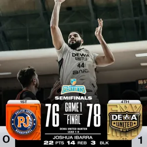 Pelita Jaya Basketball Jakarta VS Dewa United Banten