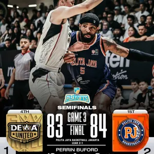 Dewa United Banten VS Pelita Jaya Basketball Jakarta