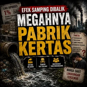 EFEK SAMPING DIBALIK MEGAHNYA PABRIK KERTAS