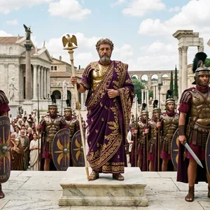 Pelindung Tahta atau Pengkhianat Utama? Rahasia Kelam Kaisar Romawi & Praetorian Guard.