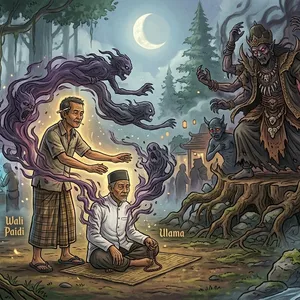 Wali Paidi Menyelamatkan Ulama dari Santet Raja Jin di Pasar Gaib Lereng Arjuno