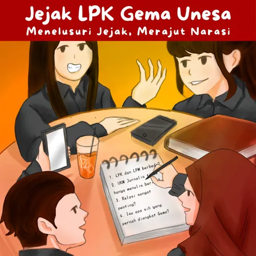 Jejak LPK GEMA Unesa, Menelusuri Jejak Merajut Narasi