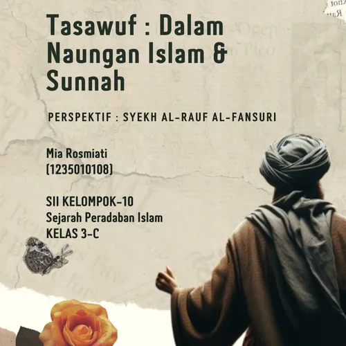 Tasawuf : Dalam Naungan Islam & Sunnah (Perspektif Syelh al-Rauf al-Fansuri)
