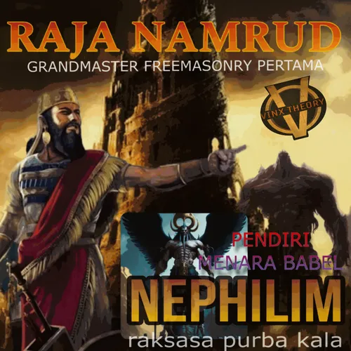 MENARA BABEL (PART 4) : NIMROD • GRANDMASTER PERTAMA FREEMASON & KECANGGIHAN RAS NEPHILIM