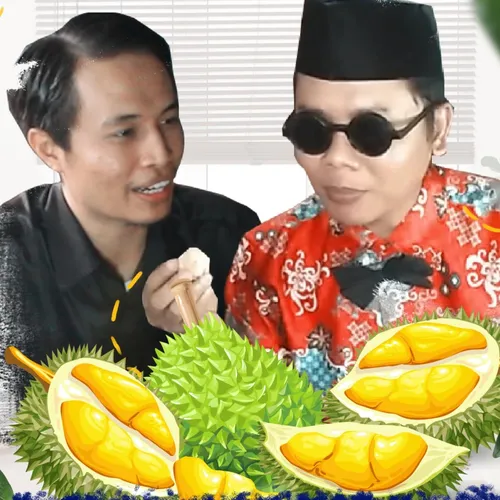 Makan Duren, Sambil Ngobrol Cerita Pengalaman Tuaq Tilas Berbagi Saat Bulan Puasa
