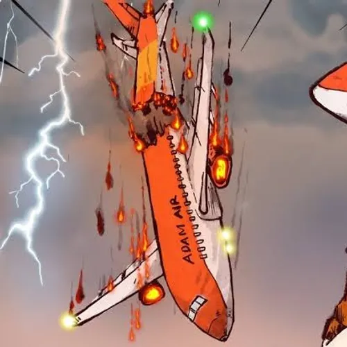 KECELAKAAN PESAWAT ADAM AIR