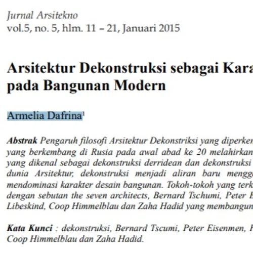 #2 Dekonstruksi Sebagai Metode