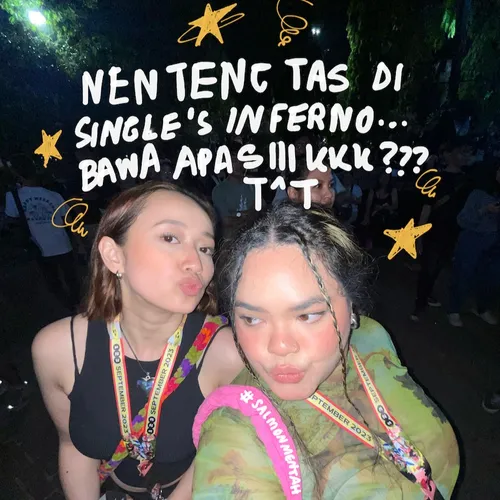 Nenteng tas kichyil di Single's Inferno... BAWA APASIIIKKKK???