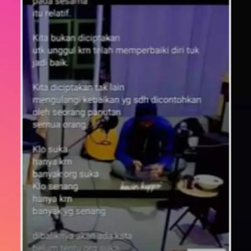 Percaya hati. ((kimitaji))