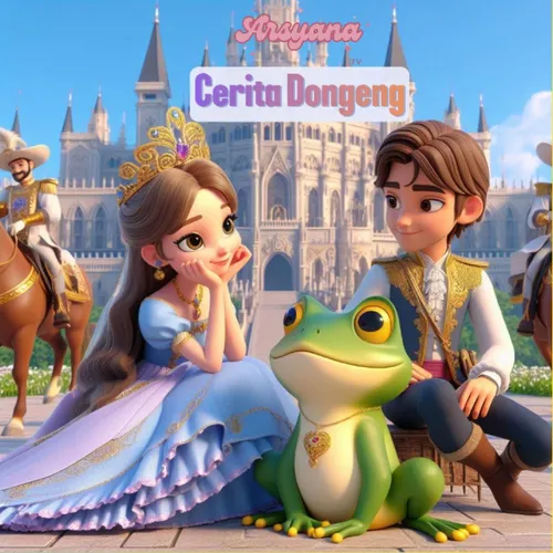 Pangeran Katak bersama Putri Bunga | Dongeng Anak Bahasa Indonesia | cerita pengantar tidur anak