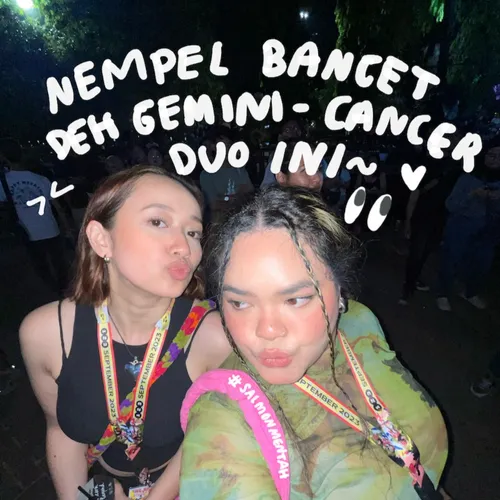 Nempel banget deh Gemini-Cancer ini~ ♊️♋️