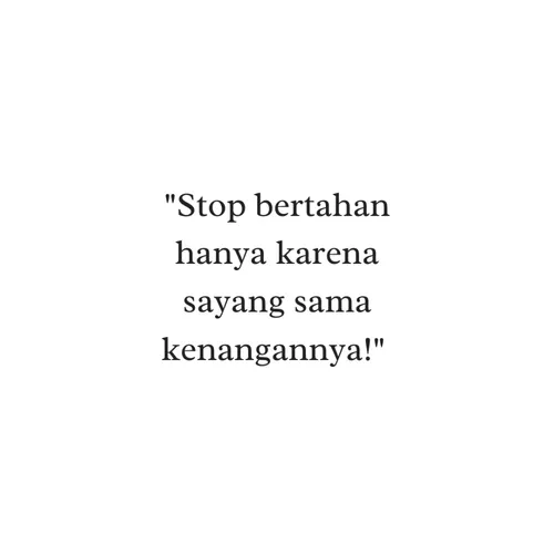 Hal ini bisa buat kamu cepet move on‼️