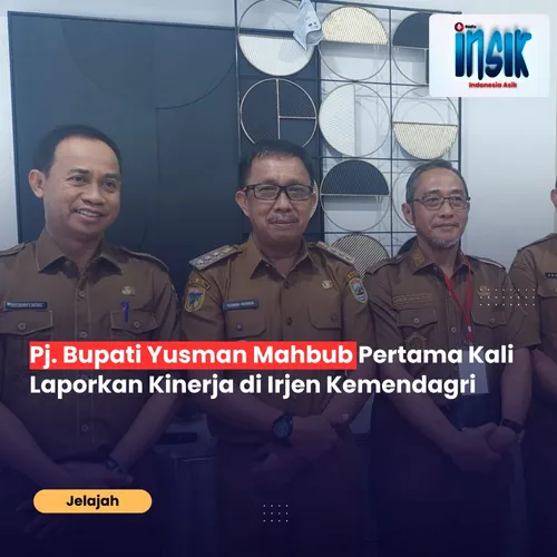 Pj. Bupati Yusman Mahbub Pertama Kali Laporkan Kinerja di Irjen Kemendagri