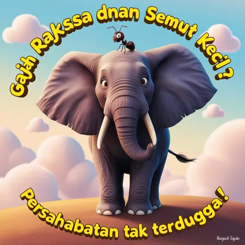 Petualangan Si Gajah dan Si Semut : Siapa Sangka Bisa Jadi Teman?