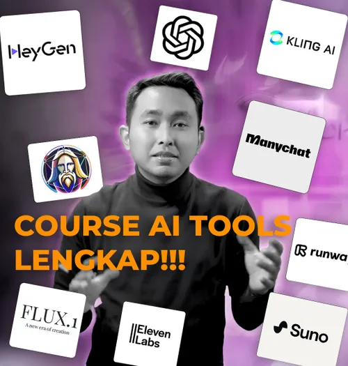 100JUTA PERTAMA DARI AI: Belajar Lengkap AI tools penghasil CUAN!