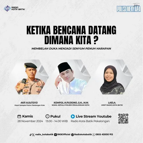 Bencana nggak bisa diprediksi, tapi kita bisa siap, kan? 